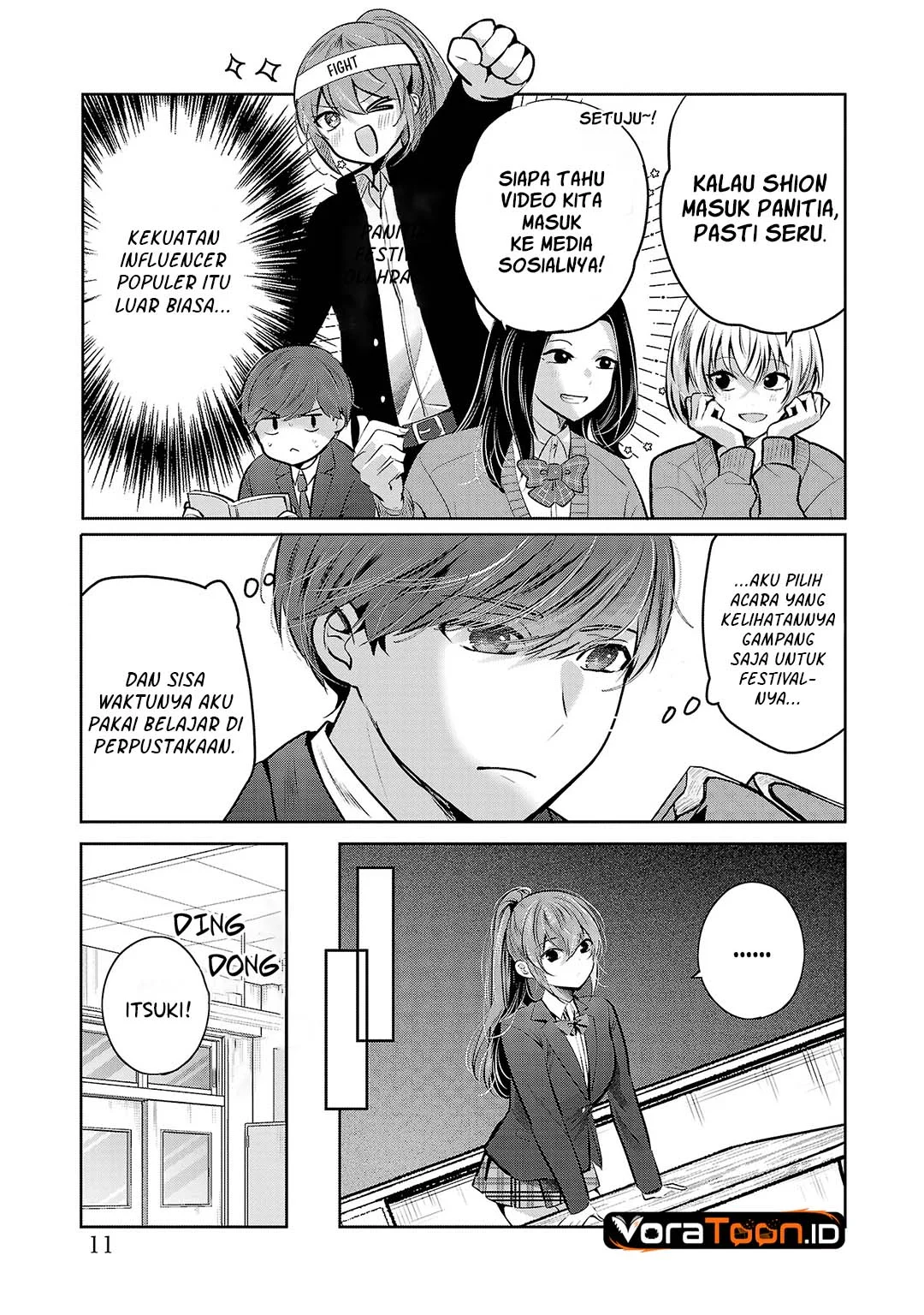 Kimi ni Koisuru Sanshimai Chapter 35 Gambar 9