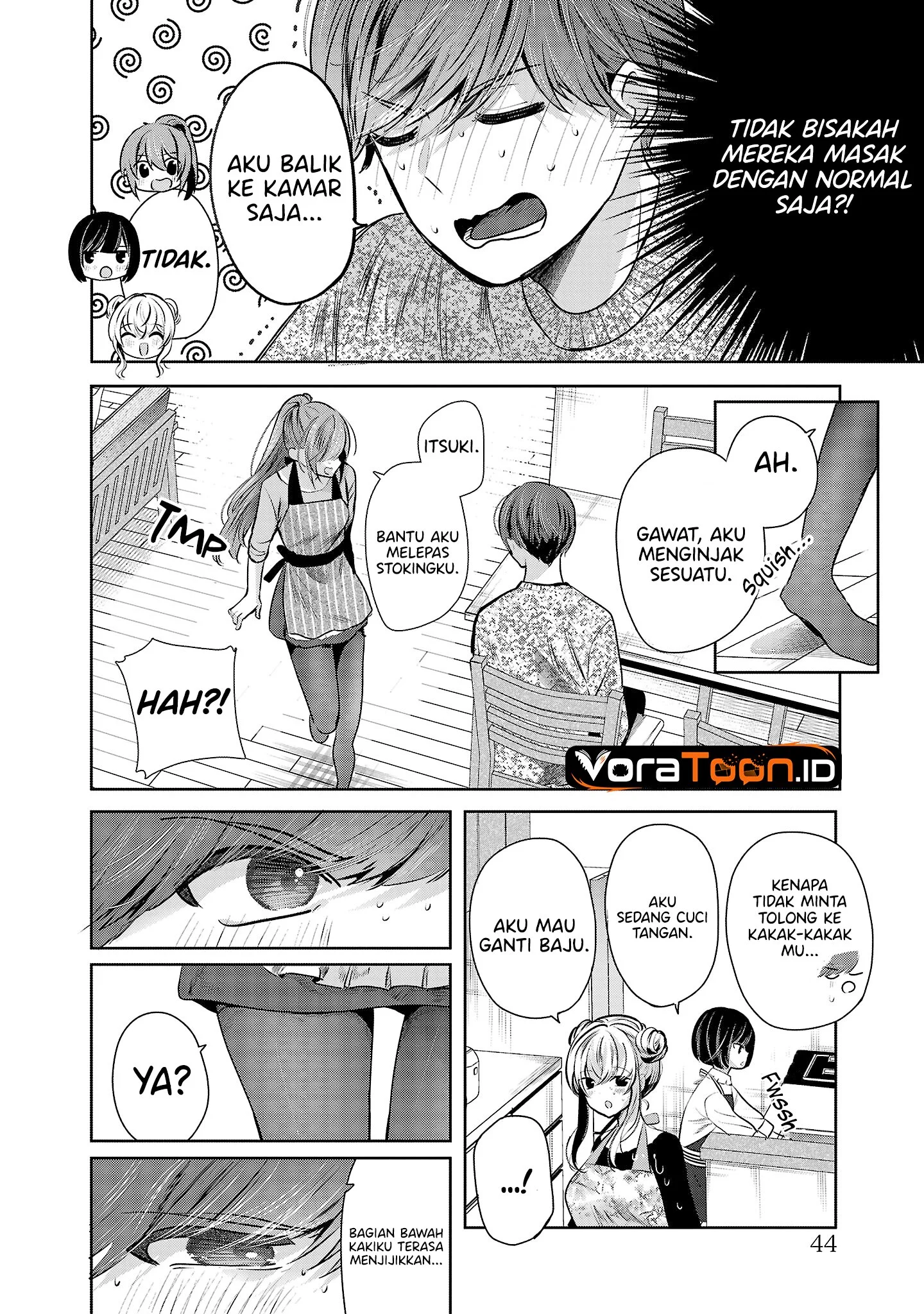 Kimi ni Koisuru Sanshimai Chapter 36 Gambar 14