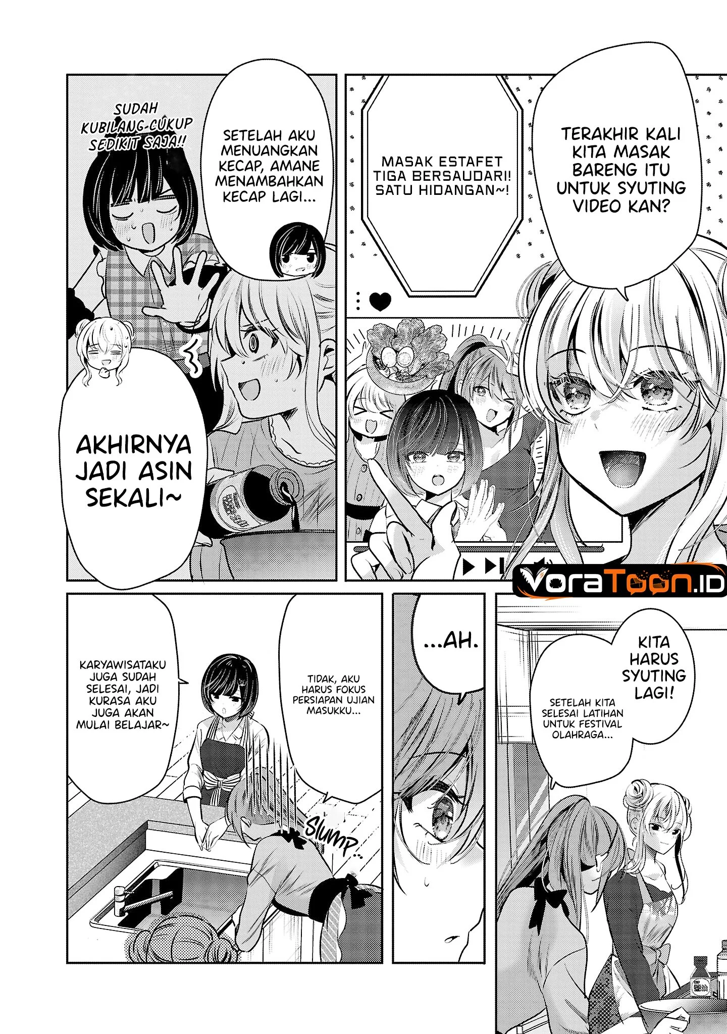 Kimi ni Koisuru Sanshimai Chapter 36 Gambar 7