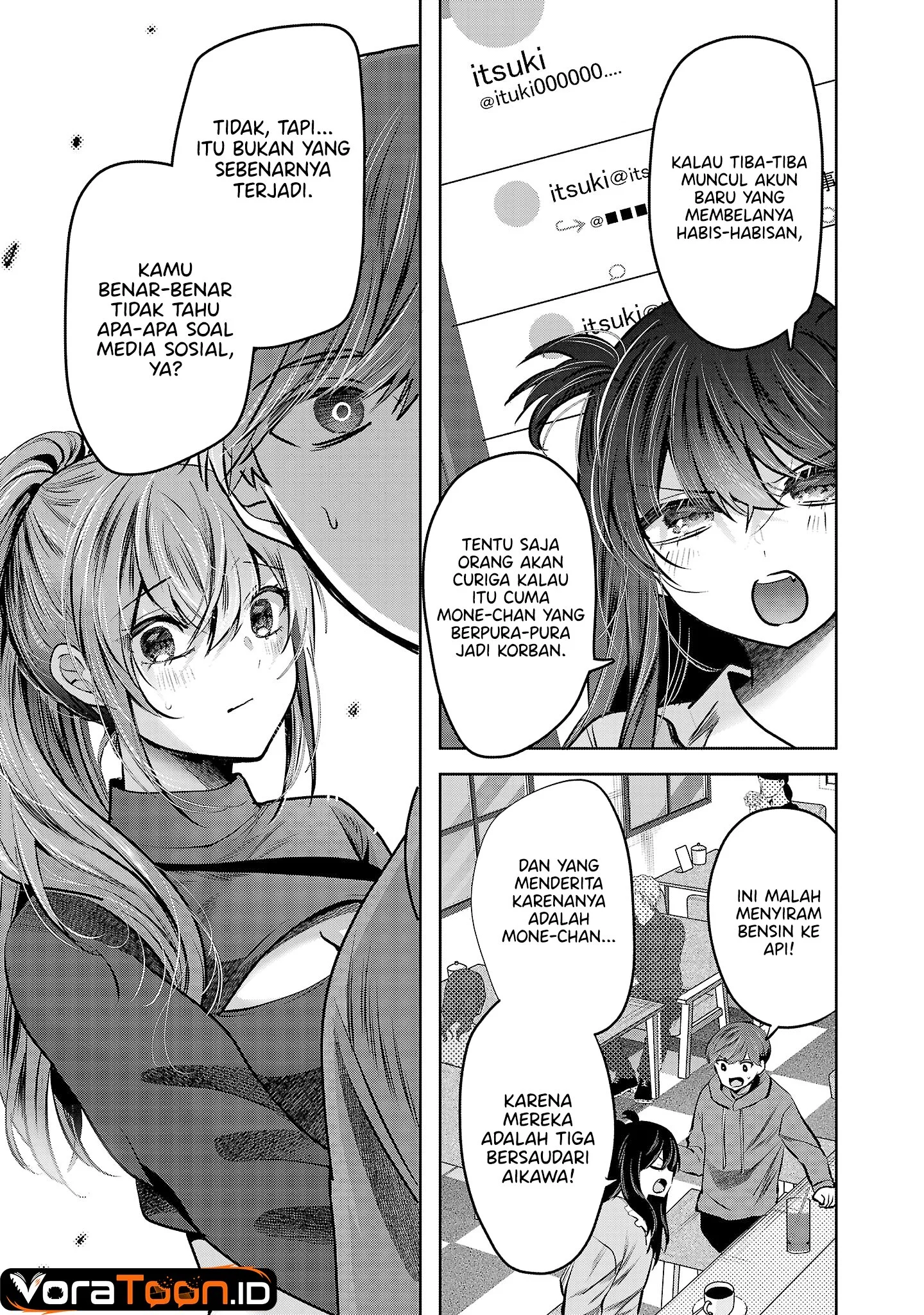 Kimi ni Koisuru Sanshimai Chapter 37 Gambar 14