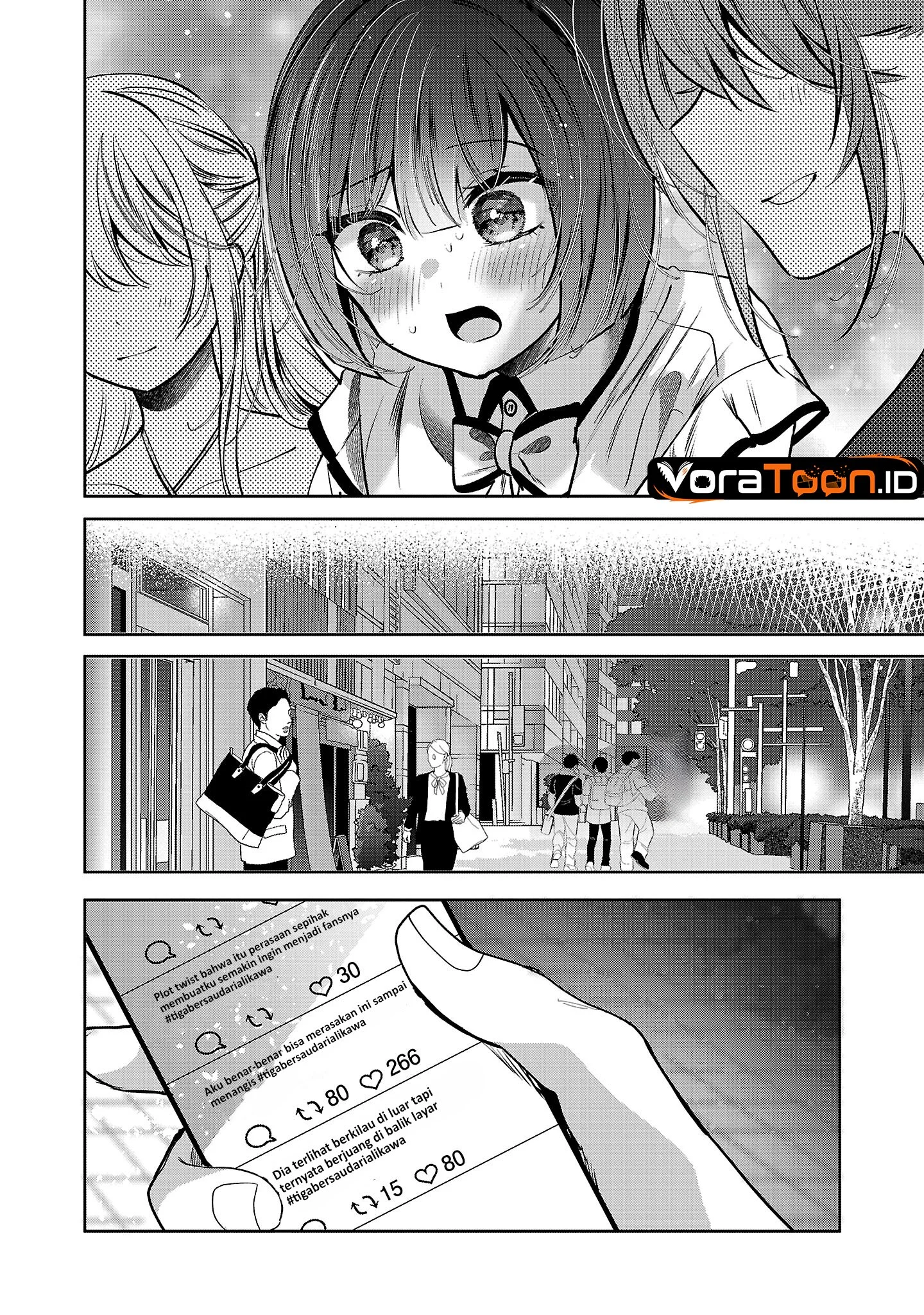 Kimi ni Koisuru Sanshimai Chapter 38 Gambar 17