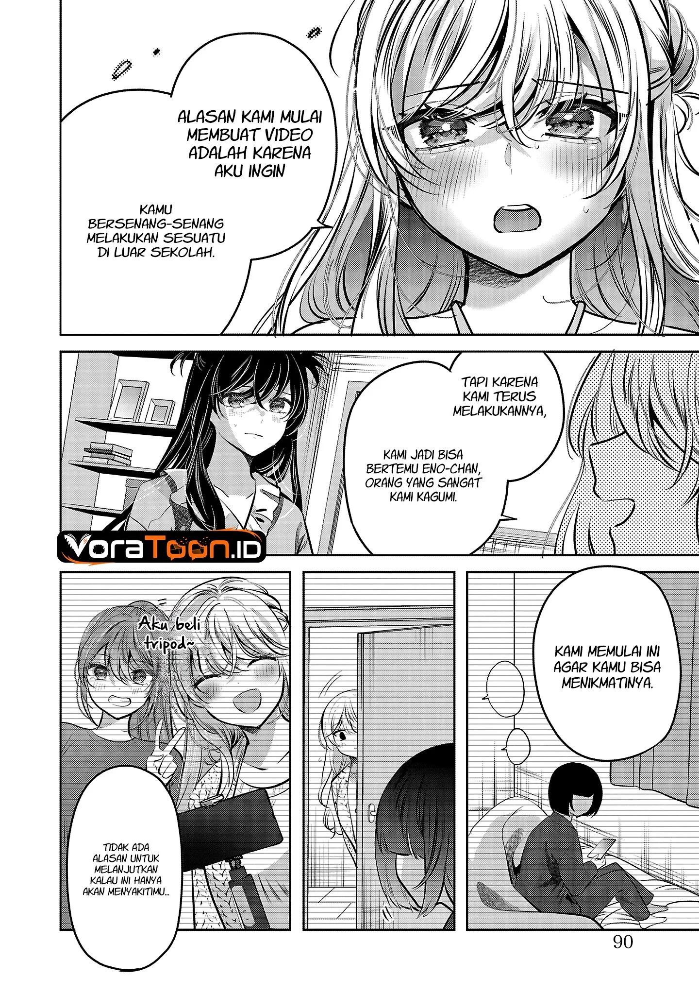 Kimi ni Koisuru Sanshimai Chapter 38 Gambar 9