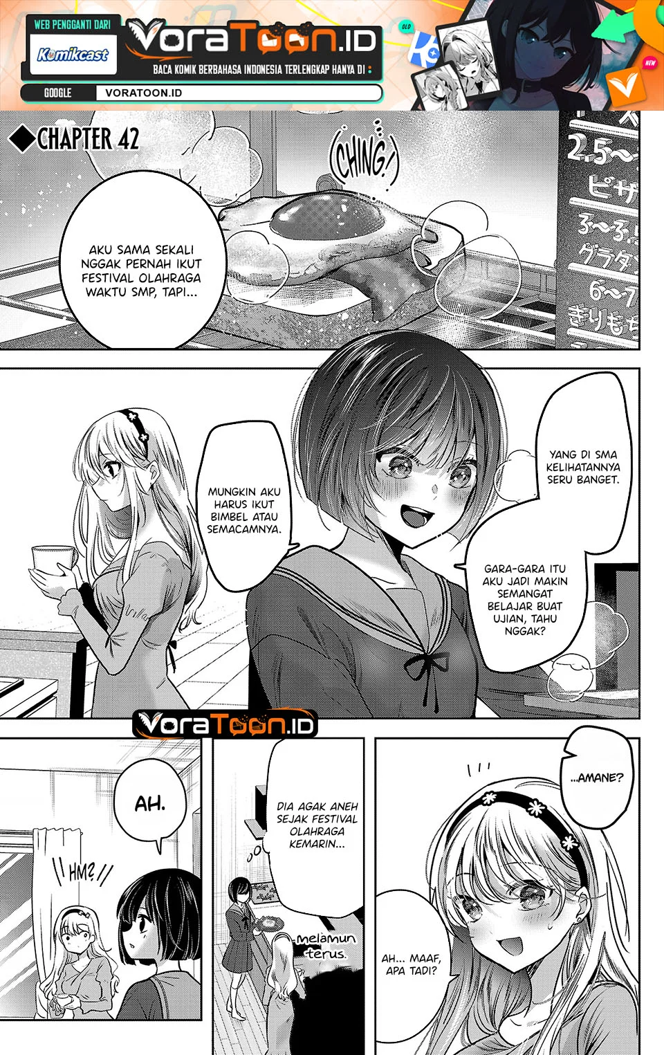 Kimi ni Koisuru Sanshimai Chapter 42 halaman 3