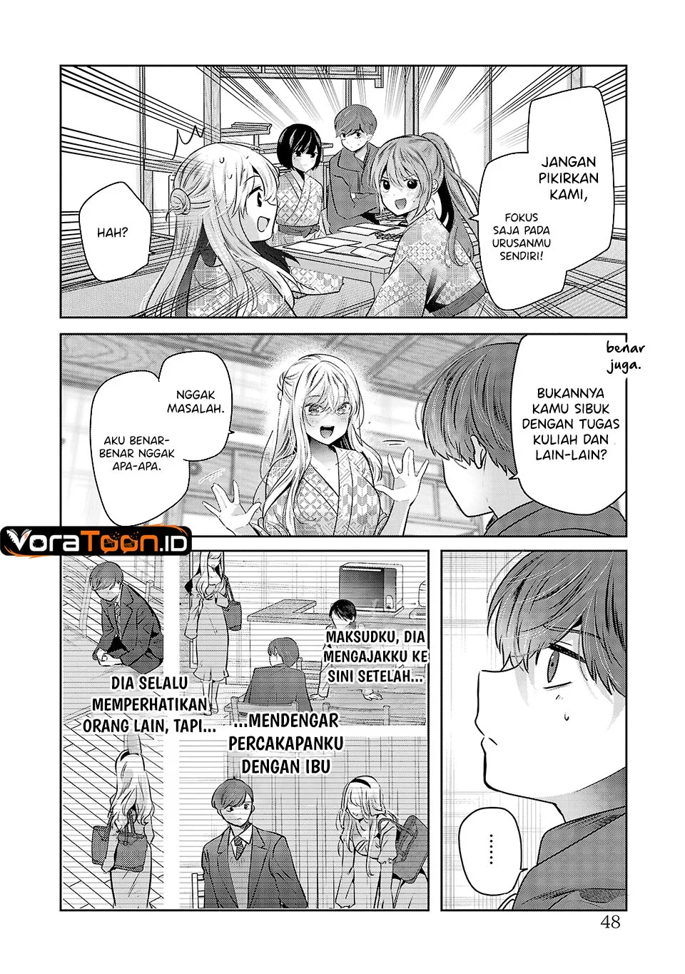 Kimi ni Koisuru Sanshimai Chapter 43 Gambar 17