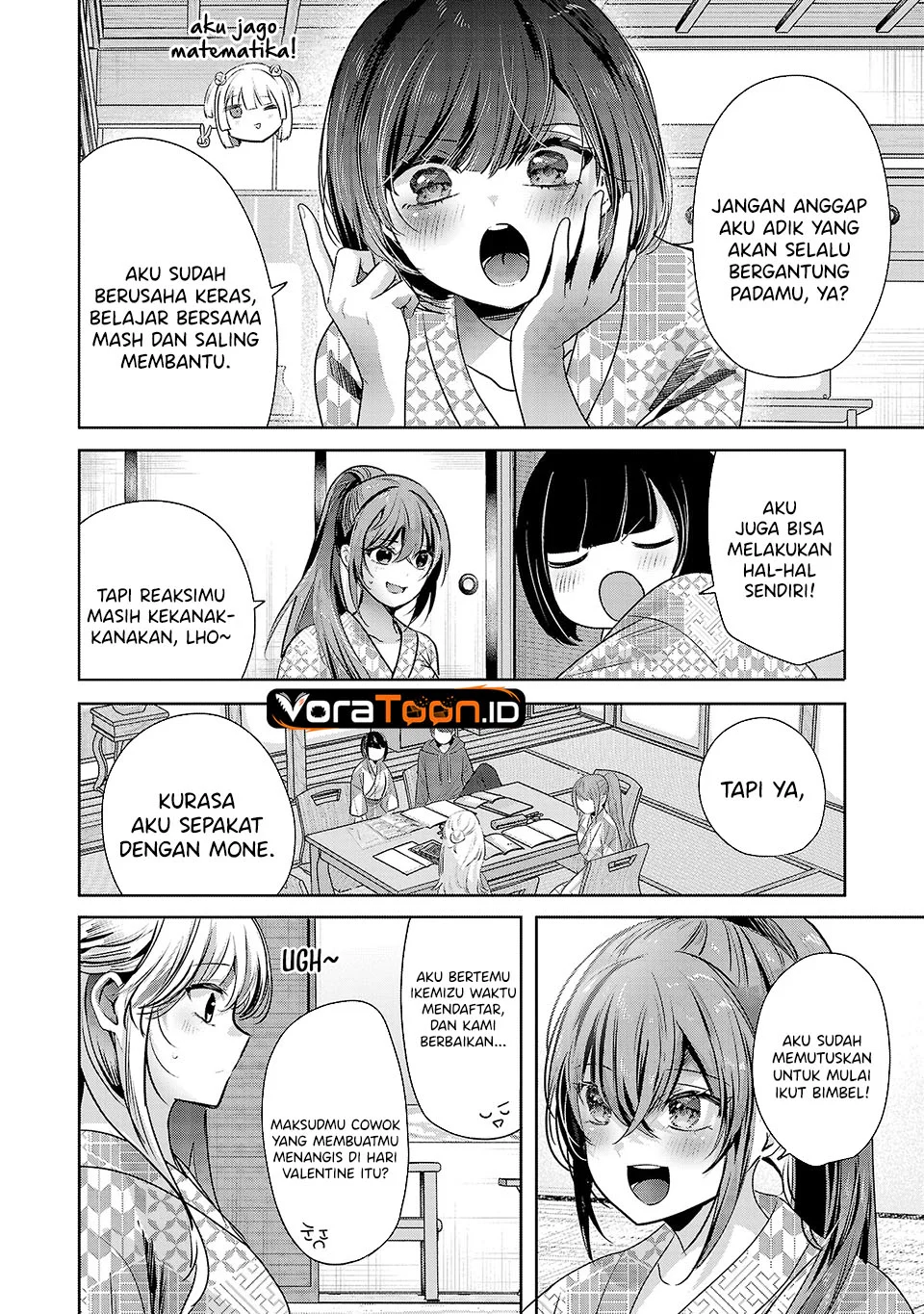 Kimi ni Koisuru Sanshimai Chapter 43 Gambar 19