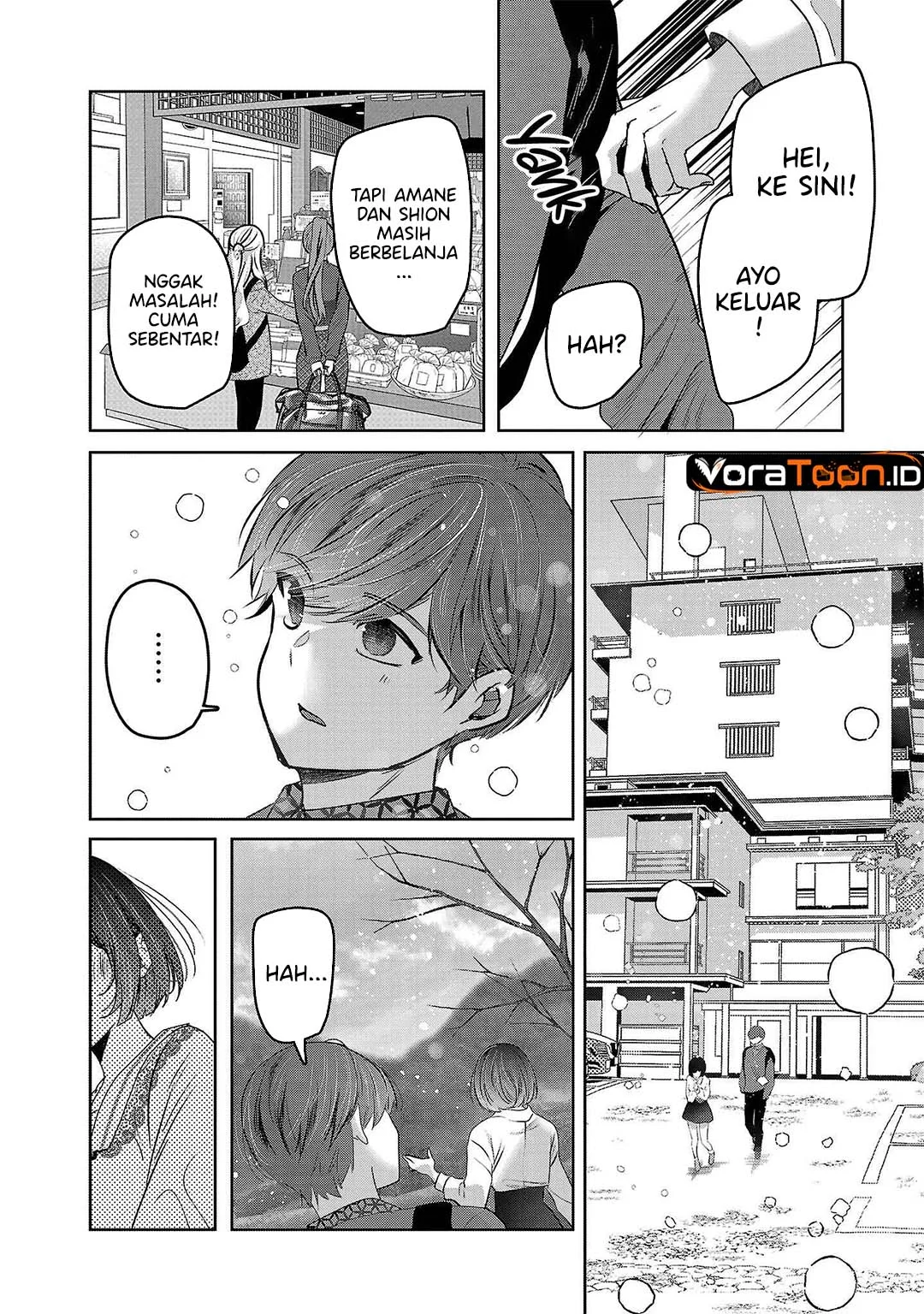 Kimi ni Koisuru Sanshimai Chapter 45 halaman 16