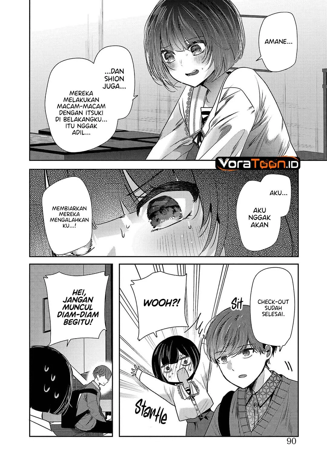 Kimi ni Koisuru Sanshimai Chapter 45 halaman 8