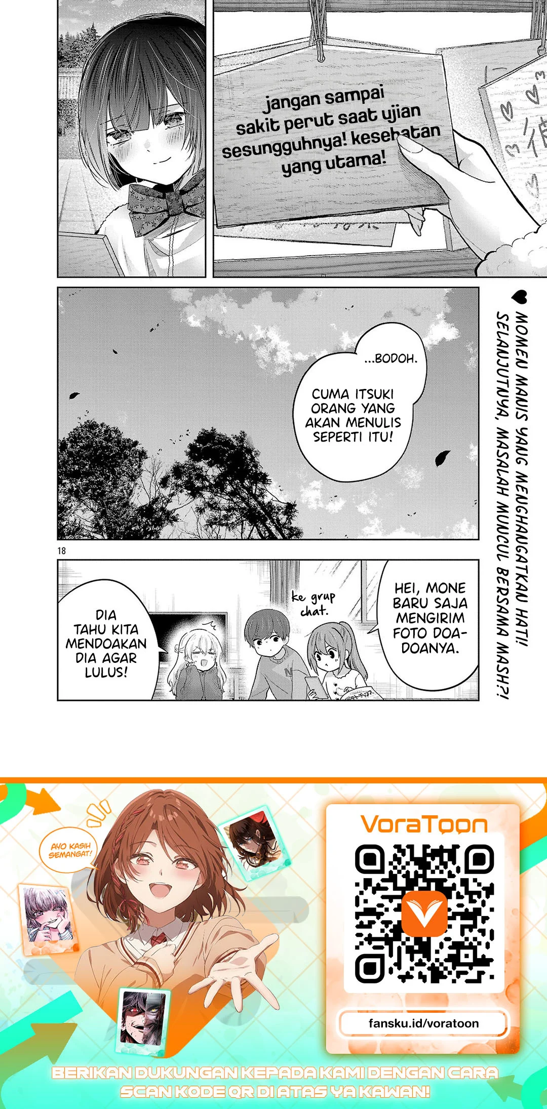 Kimi ni Koisuru Sanshimai Chapter 59 Gambar 17