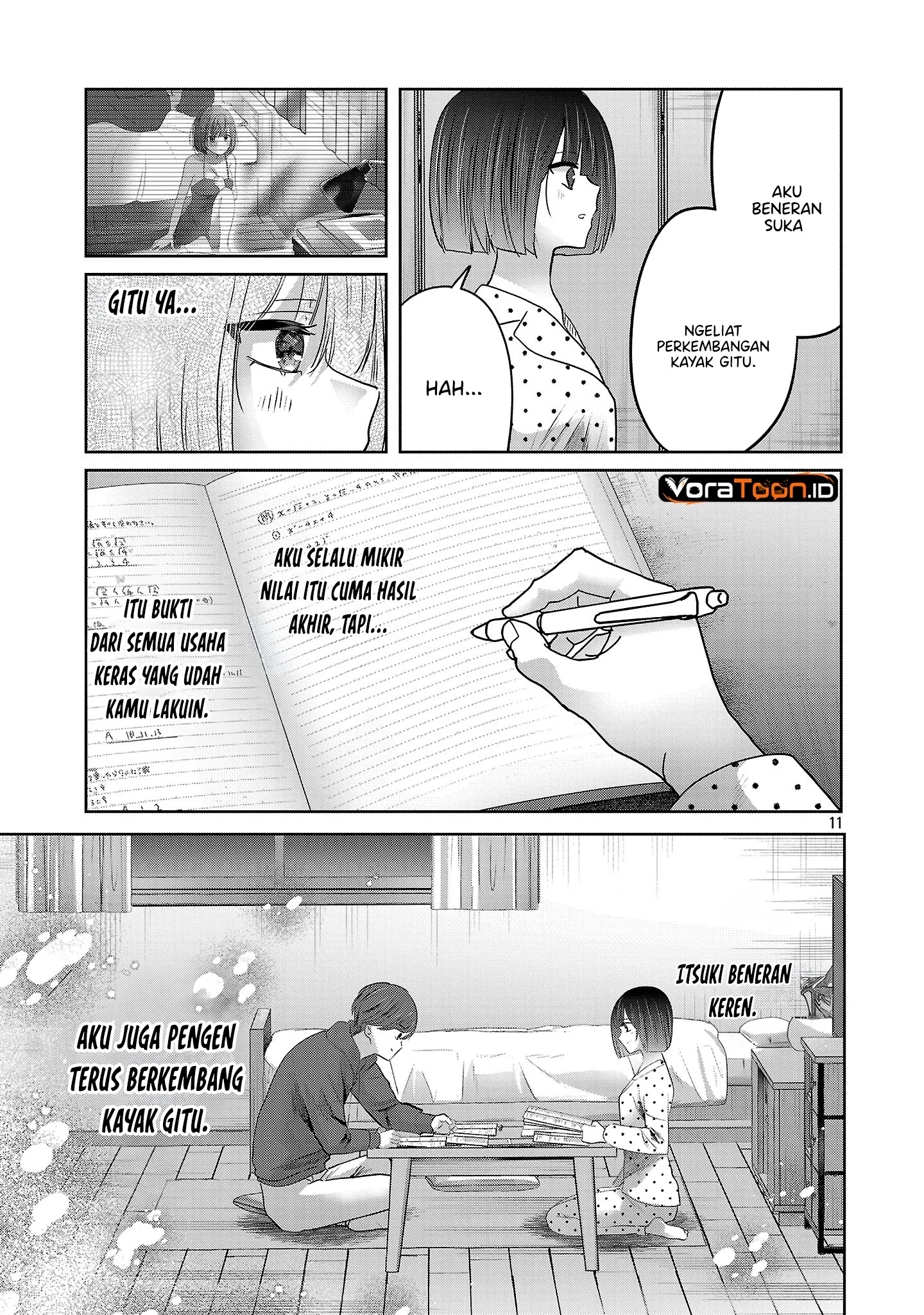 Kimi ni Koisuru Sanshimai Chapter 62 halaman 13