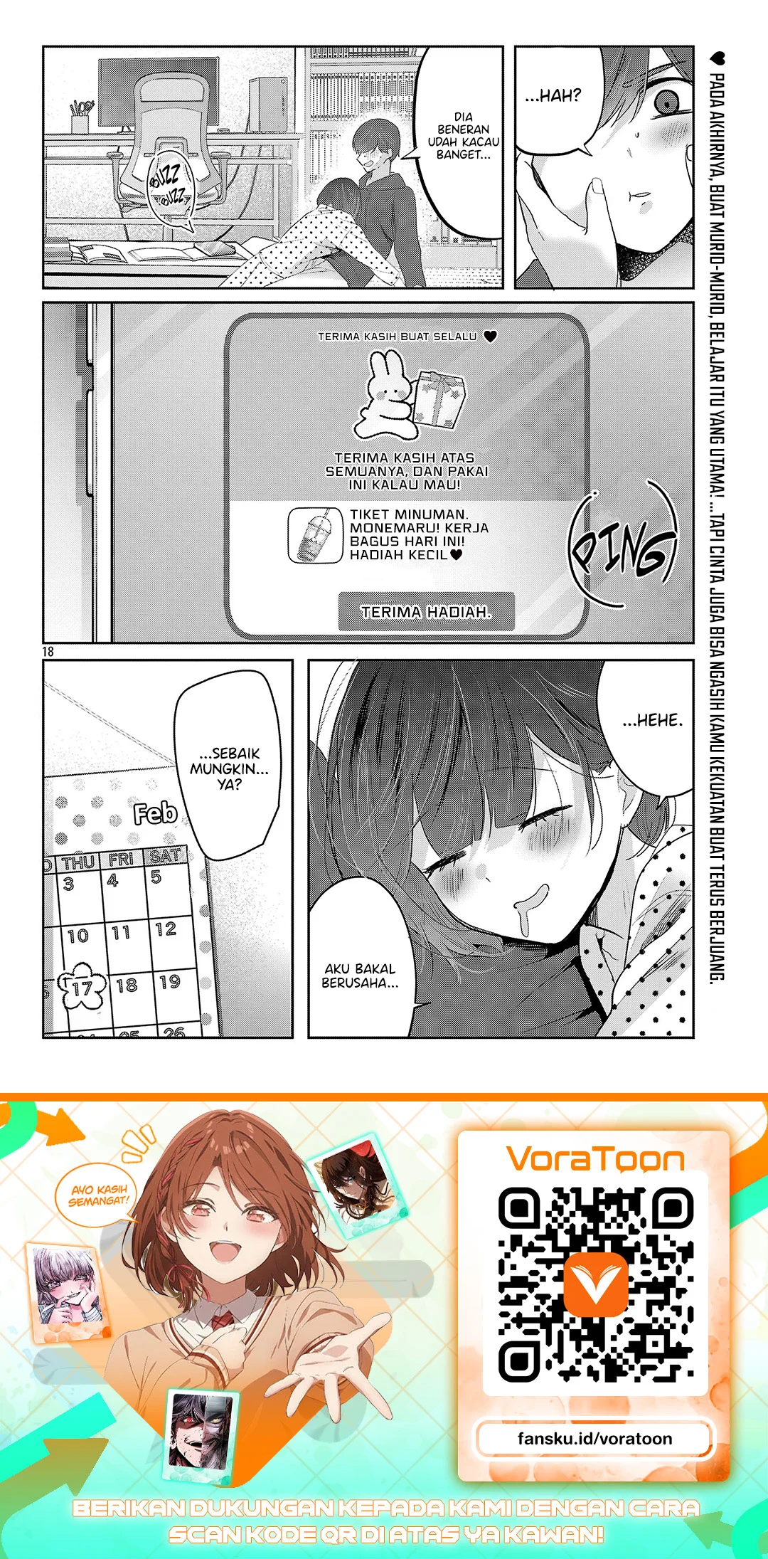 Kimi ni Koisuru Sanshimai Chapter 62 Gambar 18
