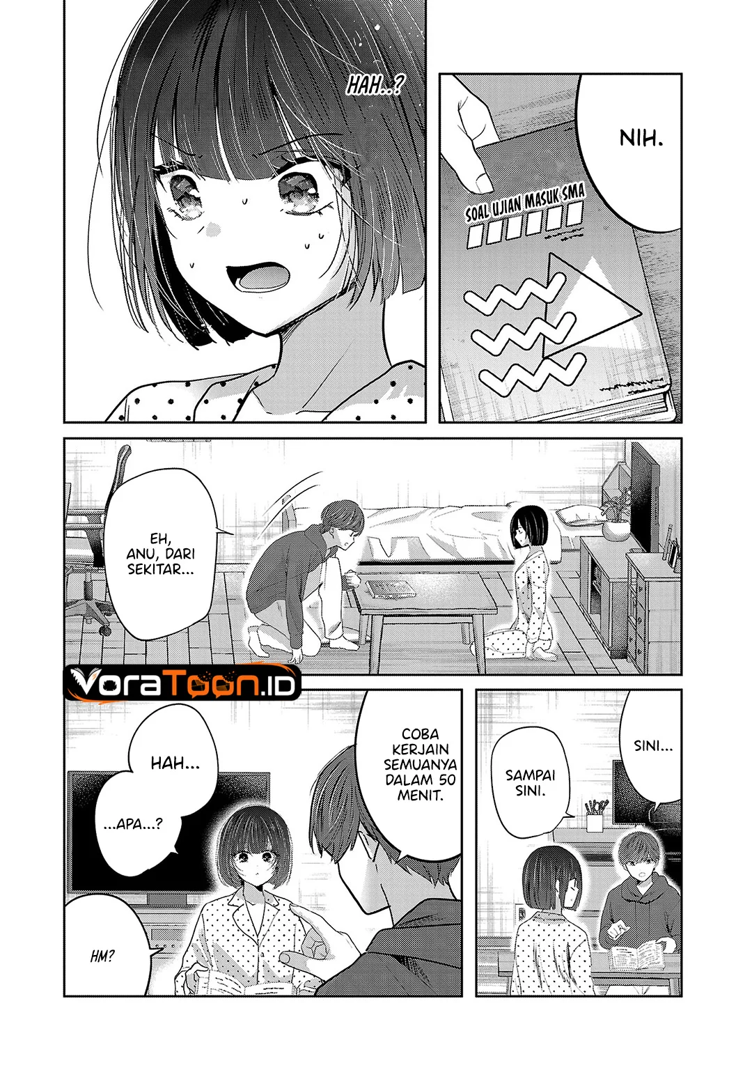 Kimi ni Koisuru Sanshimai Chapter 62 halaman 4
