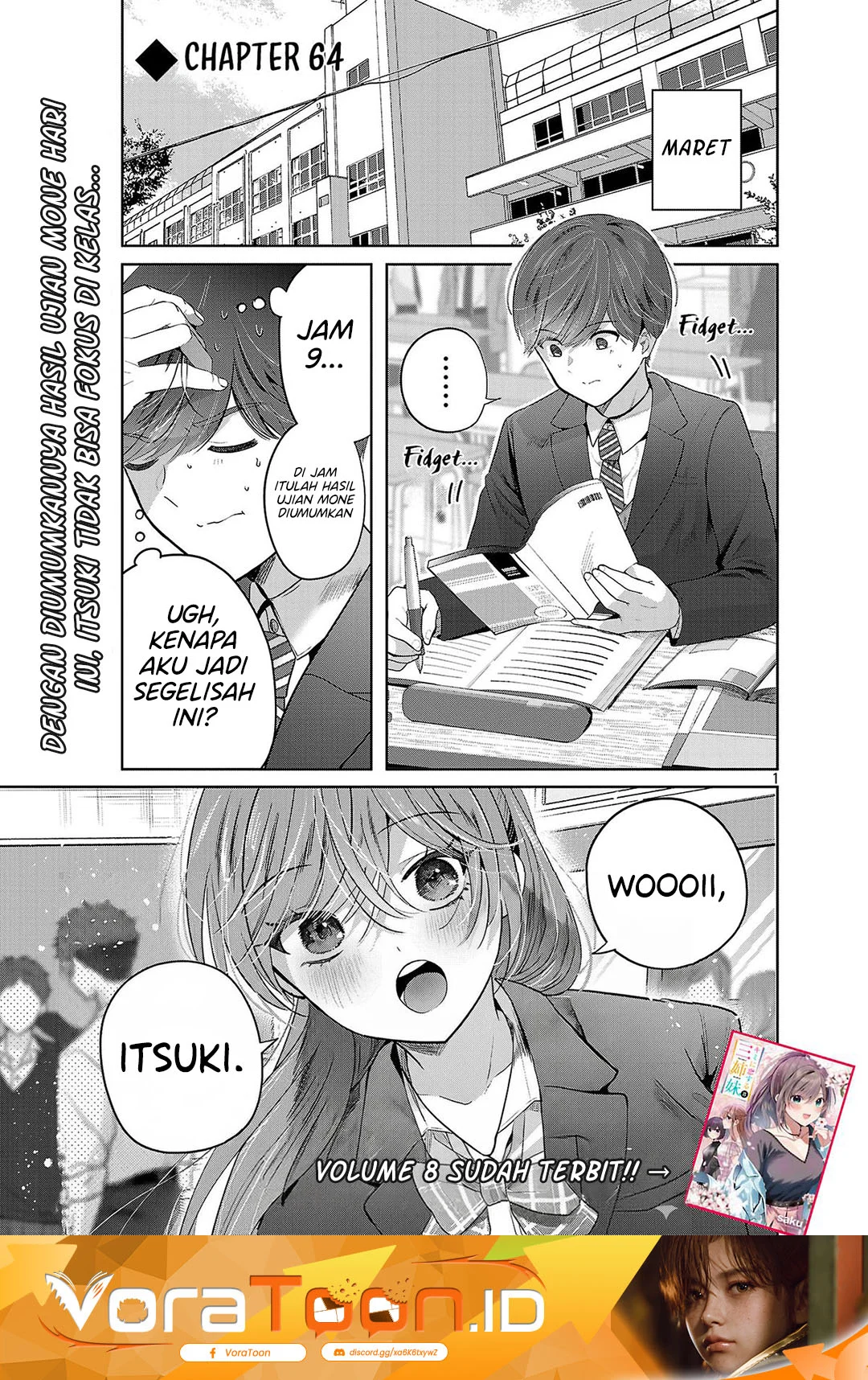 Kimi ni Koisuru Sanshimai Chapter 64 halaman 3
