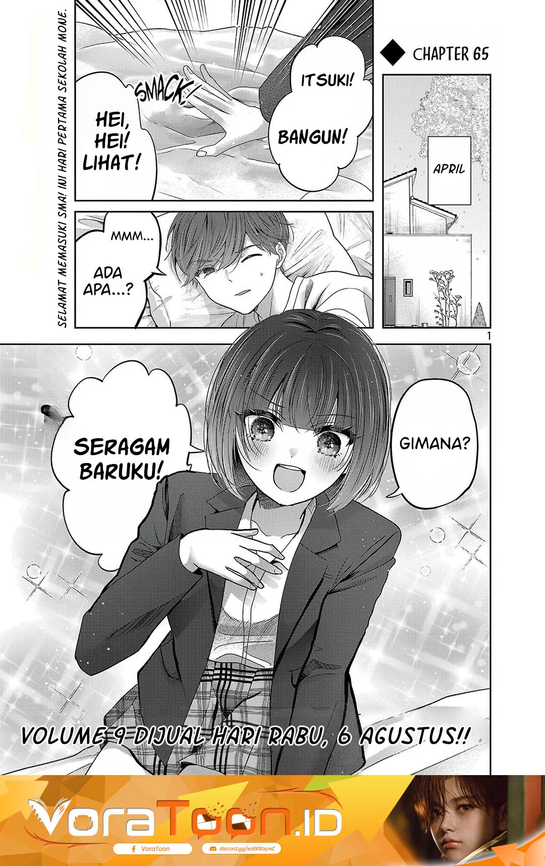 Kimi ni Koisuru Sanshimai Chapter 65 halaman 3