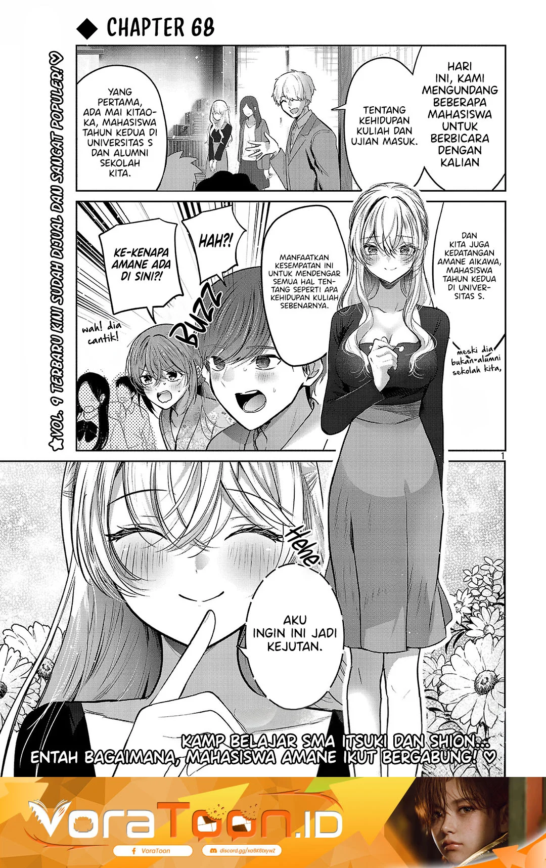 Kimi ni Koisuru Sanshimai Chapter 68 halaman 3
