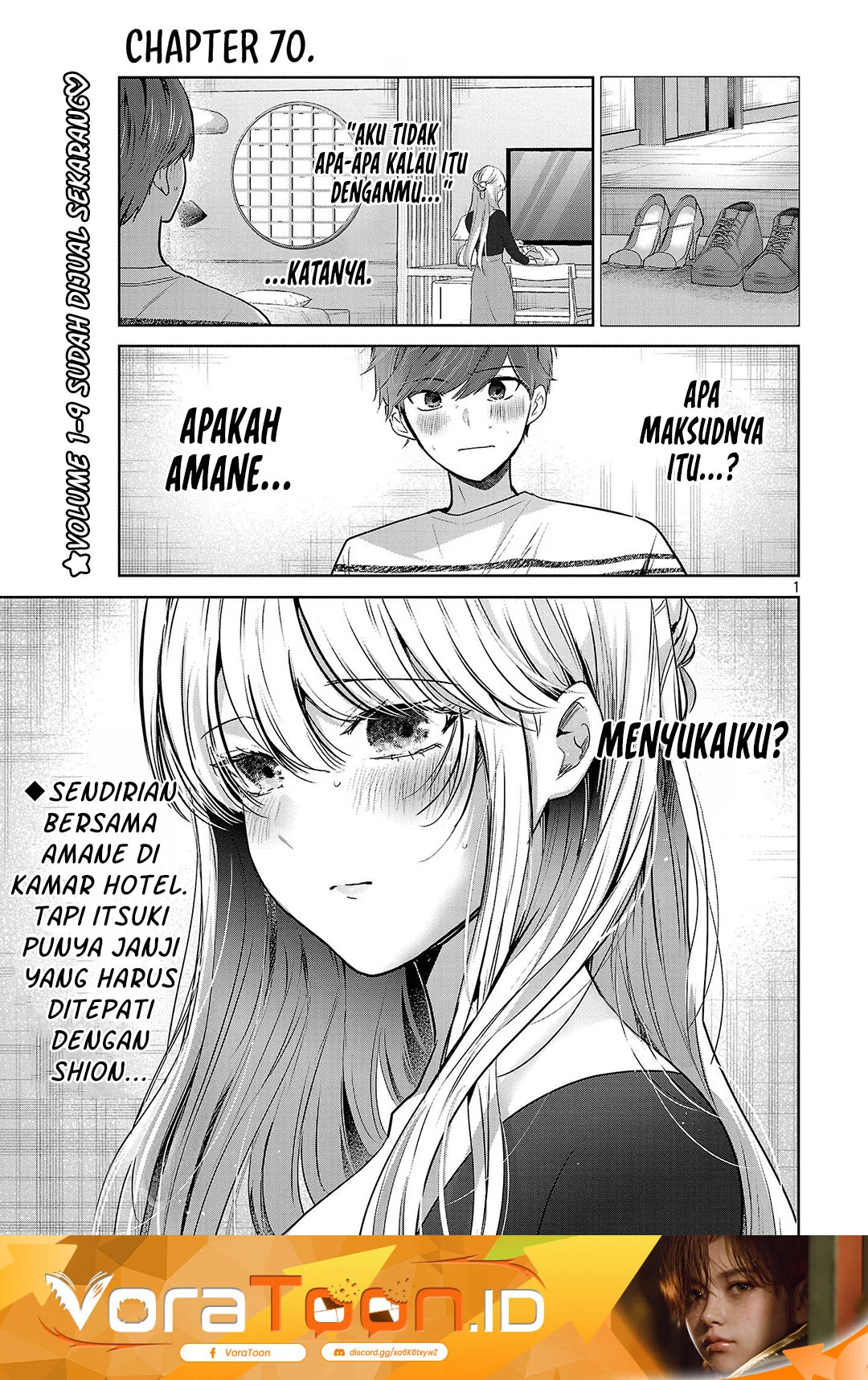Kimi ni Koisuru Sanshimai Chapter 70 halaman 3