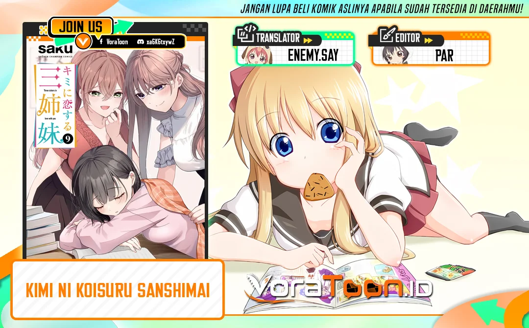 Kimi ni Koisuru Sanshimai Chapter 72 halaman 2