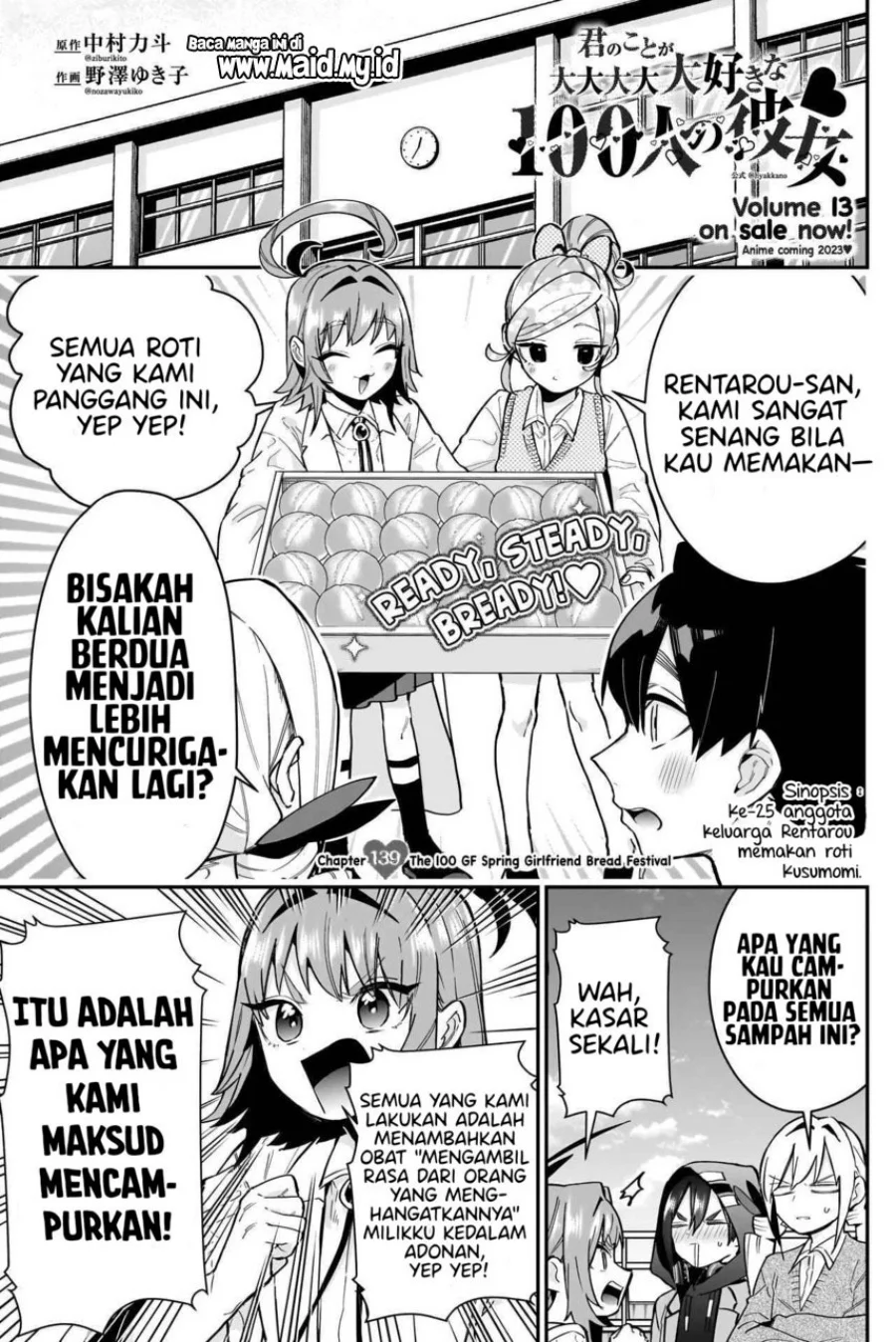 Kimi no Koto ga Dai Dai Dai Dai Daisuki na 100-ri no Kanojo Chapter 139 Gambar 3