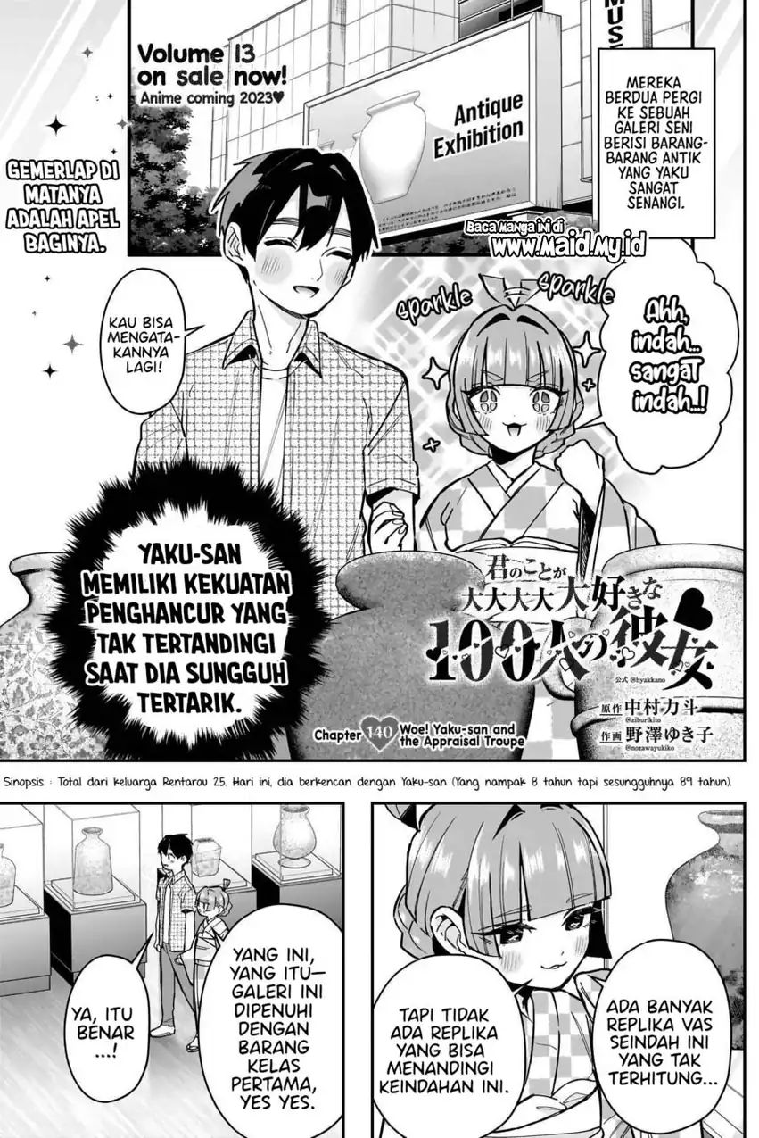 Kimi no Koto ga Dai Dai Dai Dai Daisuki na 100-ri no Kanojo Chapter 140 Gambar 3