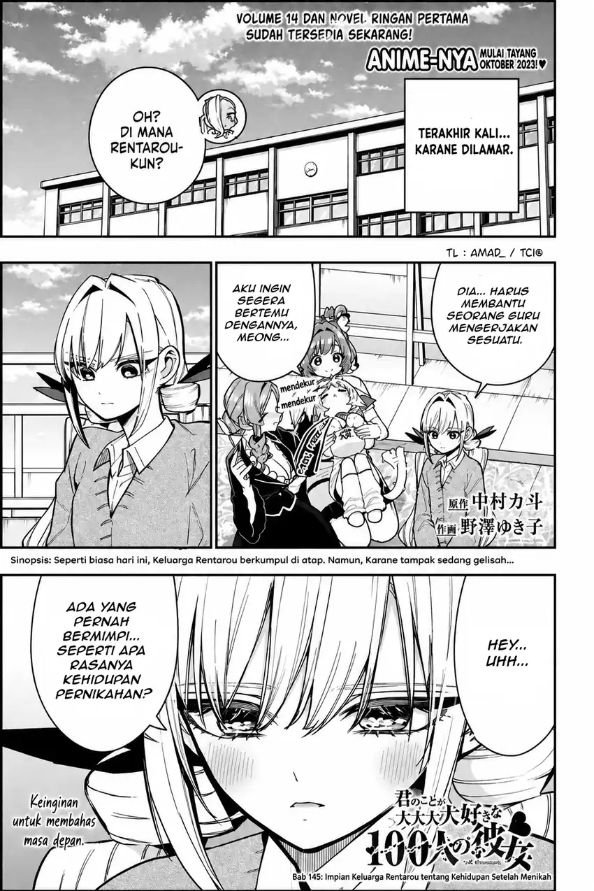 Kimi no Koto ga Dai Dai Dai Dai Daisuki na 100-ri no Kanojo Chapter 145 Gambar 3