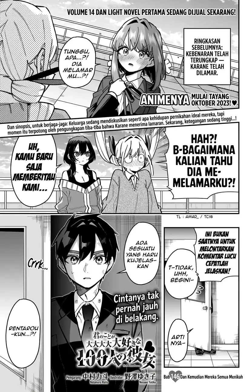 Kimi no Koto ga Dai Dai Dai Dai Daisuki na 100-ri no Kanojo Chapter 146 Gambar 3