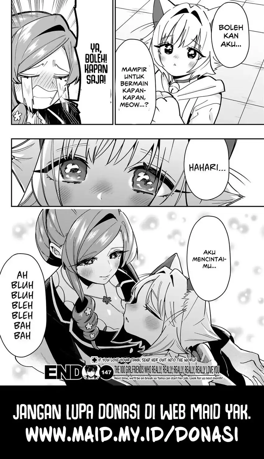 Kimi no Koto ga Dai Dai Dai Dai Daisuki na 100-ri no Kanojo Chapter 147 Gambar 22