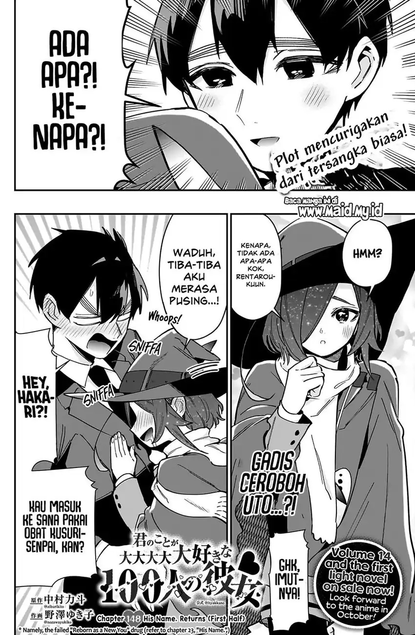 Kimi no Koto ga Dai Dai Dai Dai Daisuki na 100-ri no Kanojo Chapter 148 Gambar 4