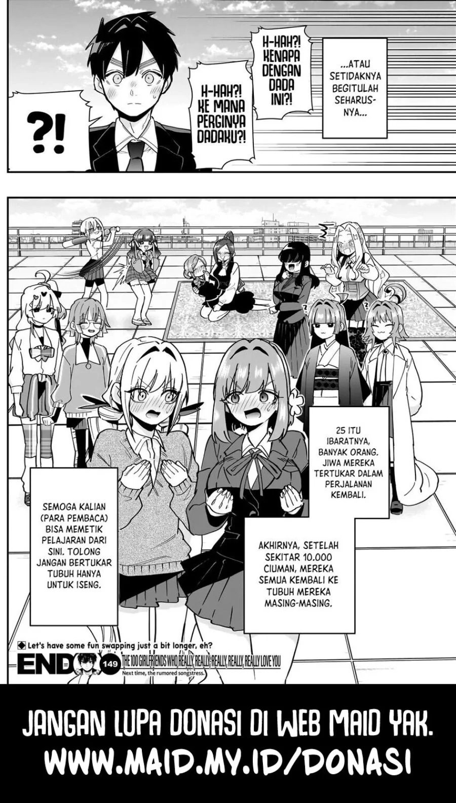 Kimi no Koto ga Dai Dai Dai Dai Daisuki na 100-ri no Kanojo Chapter 149 Gambar 21