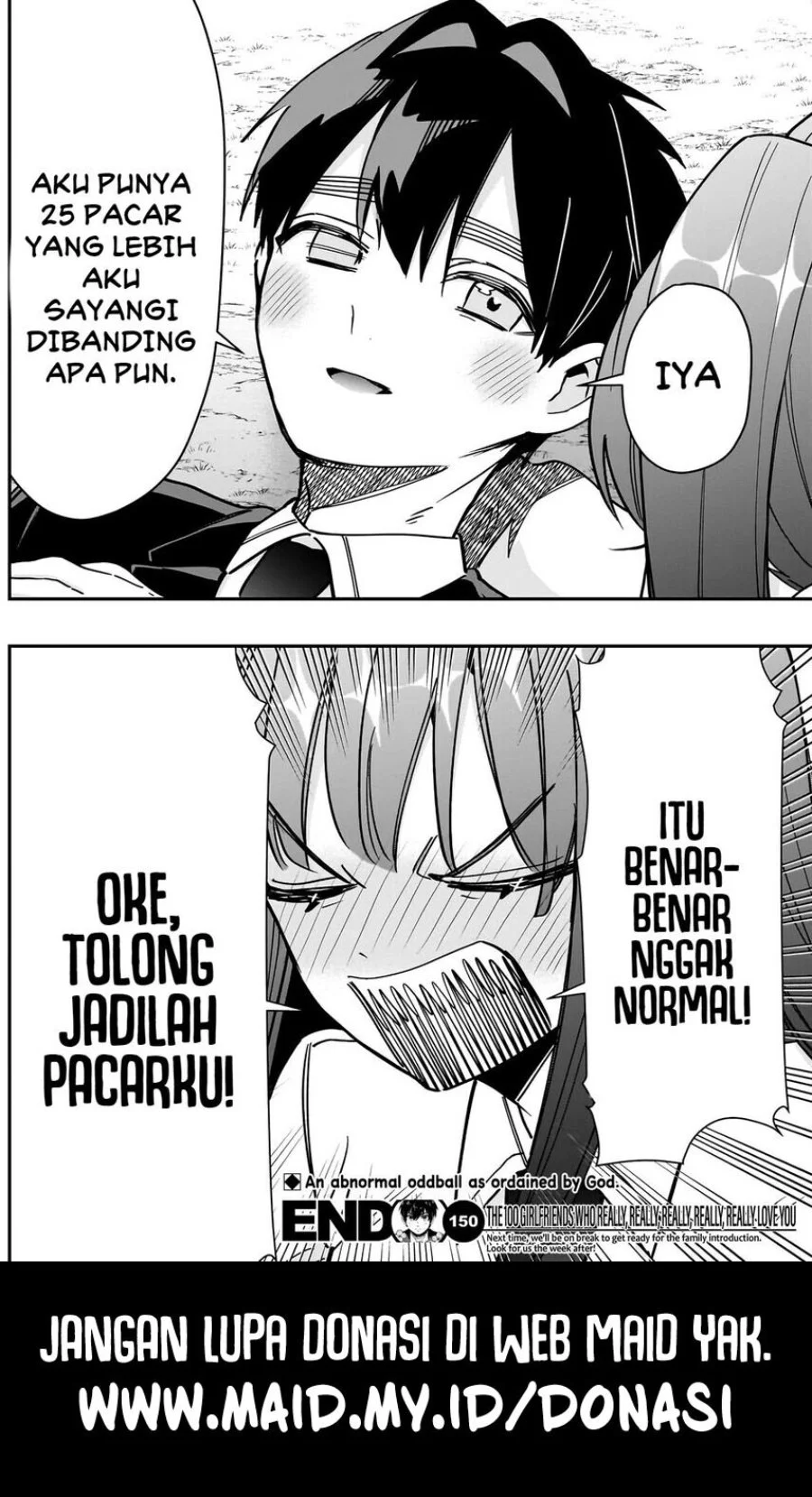 Kimi no Koto ga Dai Dai Dai Dai Daisuki na 100-ri no Kanojo Chapter 150 Gambar 22