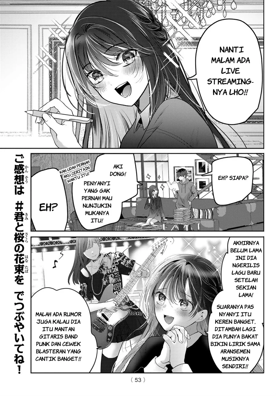 Kimi to Sakura no Hanataba wo - Denshi Gentei Egaki Oroshi Tokuten-tsuki Chapter 3 halaman 14