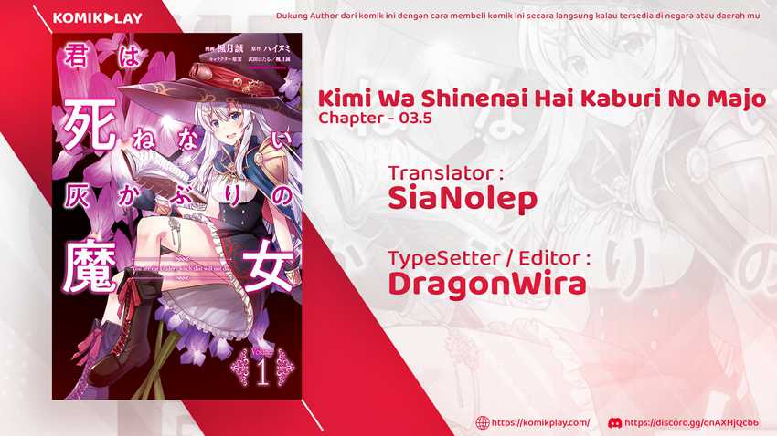 Baca Manga Kimi wa Shinenai Hai Kaburi no Majo Chapter 3.5 Gambar 2