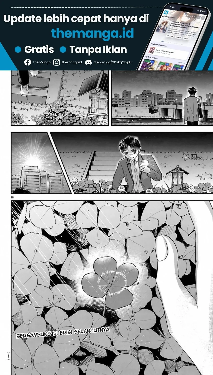Kimi wa Yotsuba no Clover Chapter 100 Gambar 19