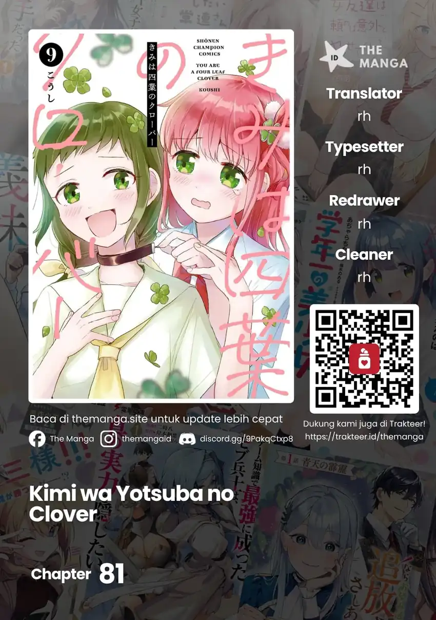 Komik Kimi wa Yotsuba no Clover Chapter 81 gambar 1
