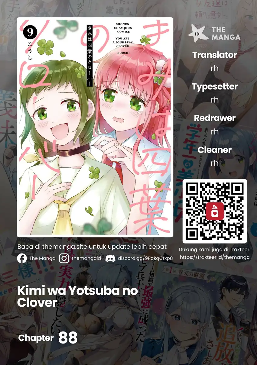 Komik Kimi wa Yotsuba no Clover Chapter 88 gambar 1