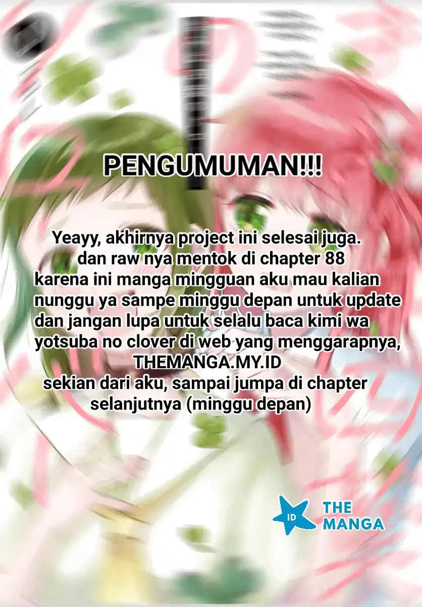 Kimi wa Yotsuba no Clover Chapter 88 Gambar 21