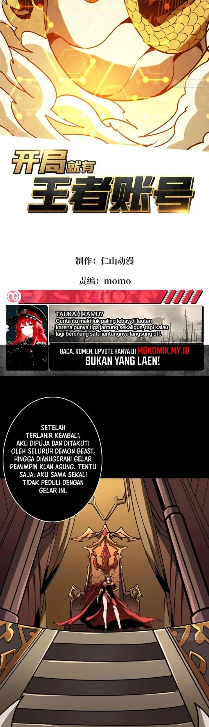 King Account At The Start Chapter 397 Gambar 3