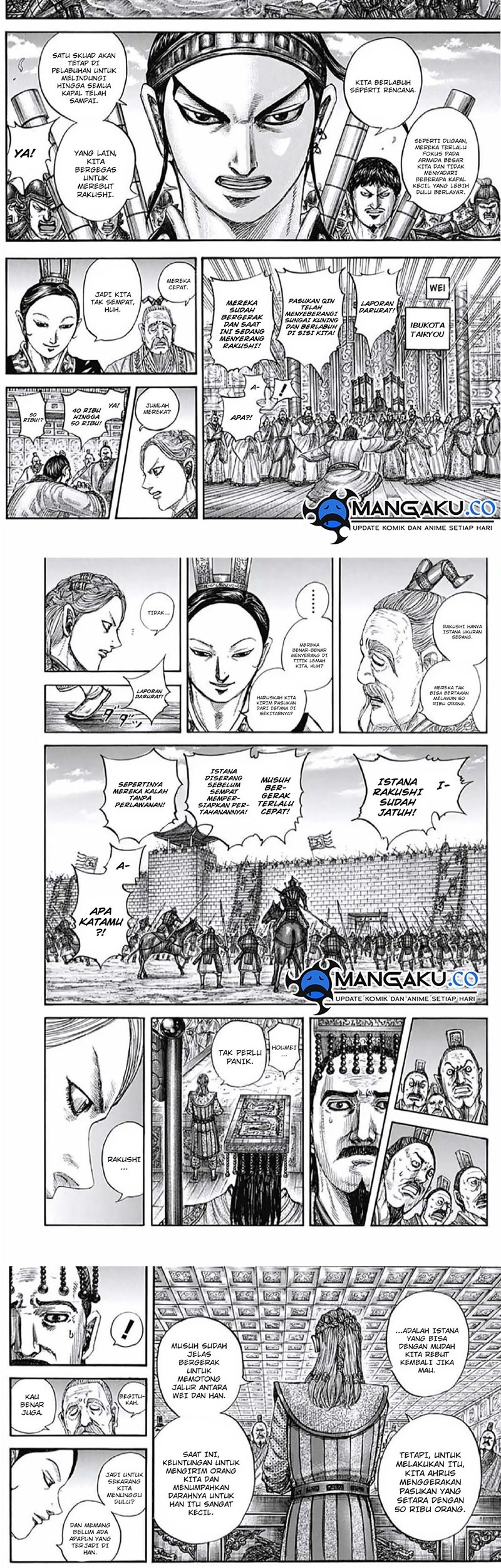 Kingdom Chapter 805 Gambar 4