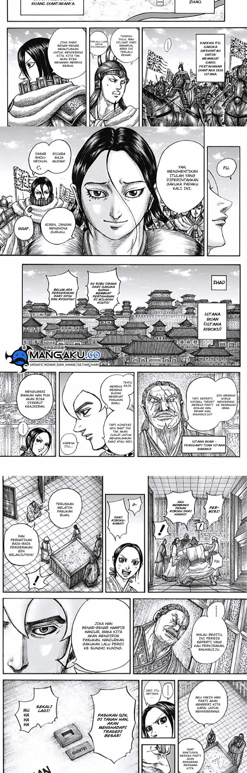 Kingdom Chapter 805 Gambar 6