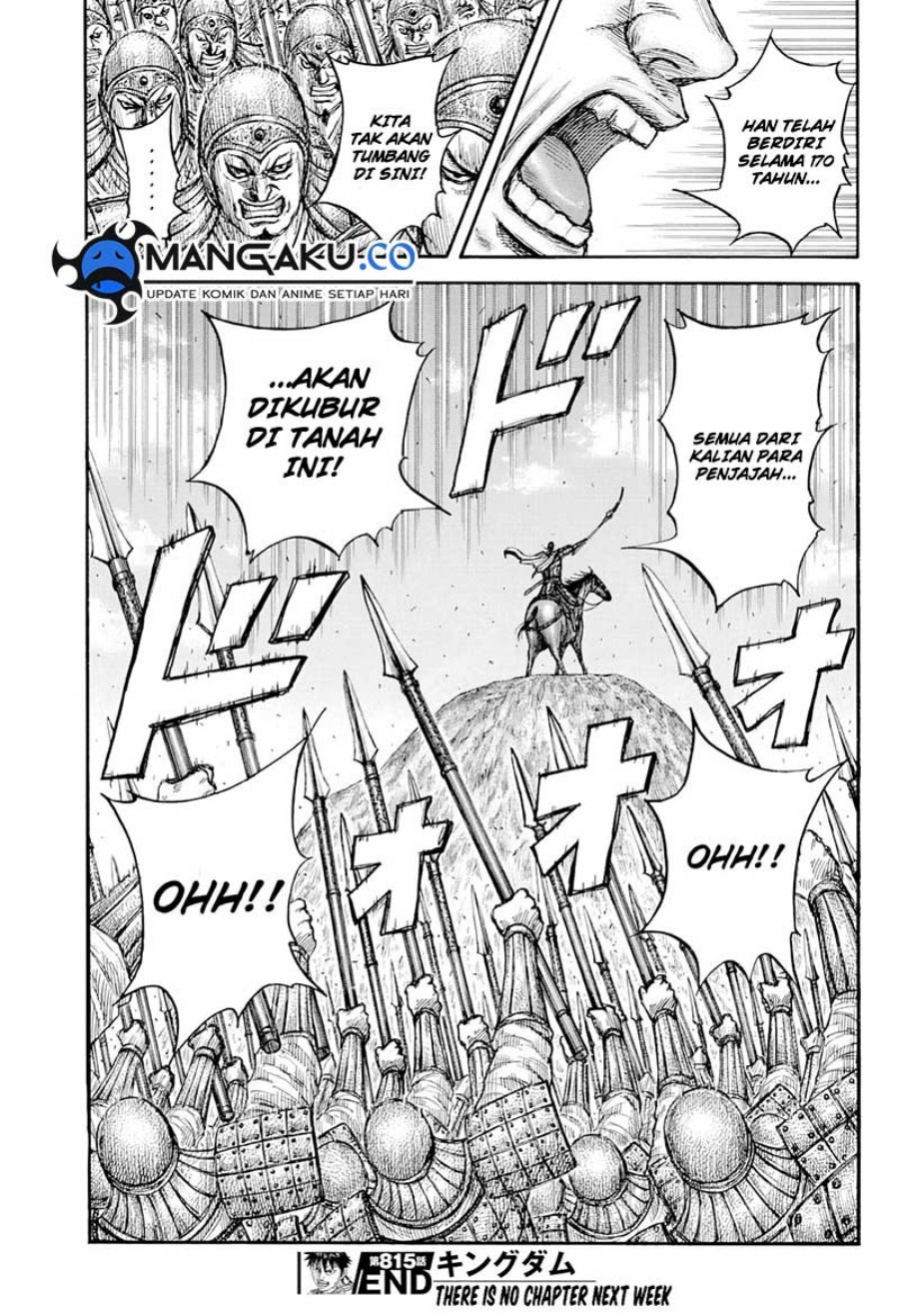 Kingdom Chapter 815 Gambar 19