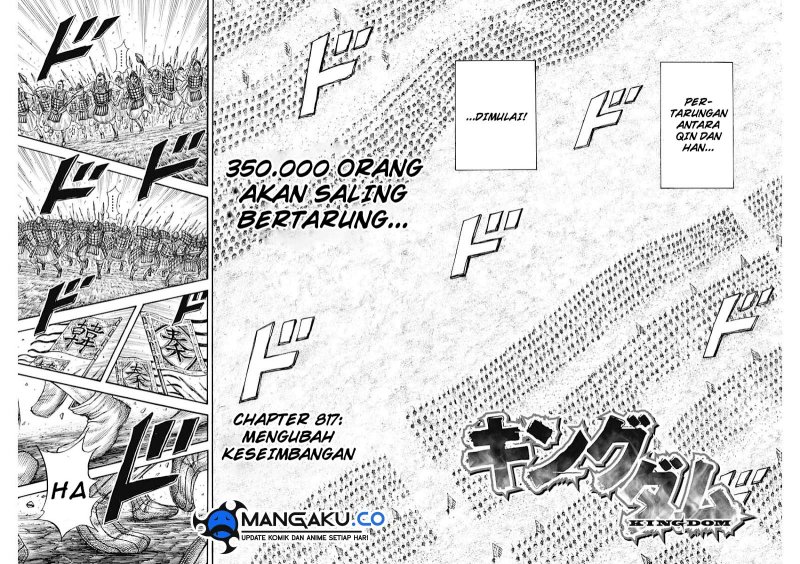 Kingdom Chapter 817 Gambar 3