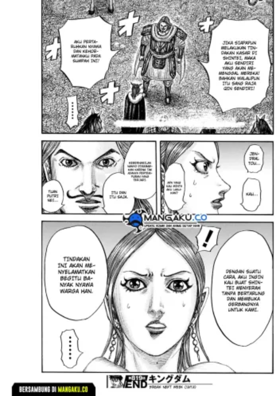 Kingdom Chapter 819 Gambar 20