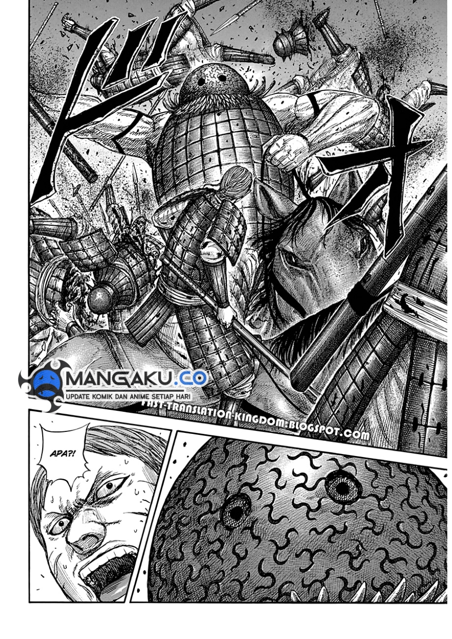 Kingdom Chapter 821 Gambar 12
