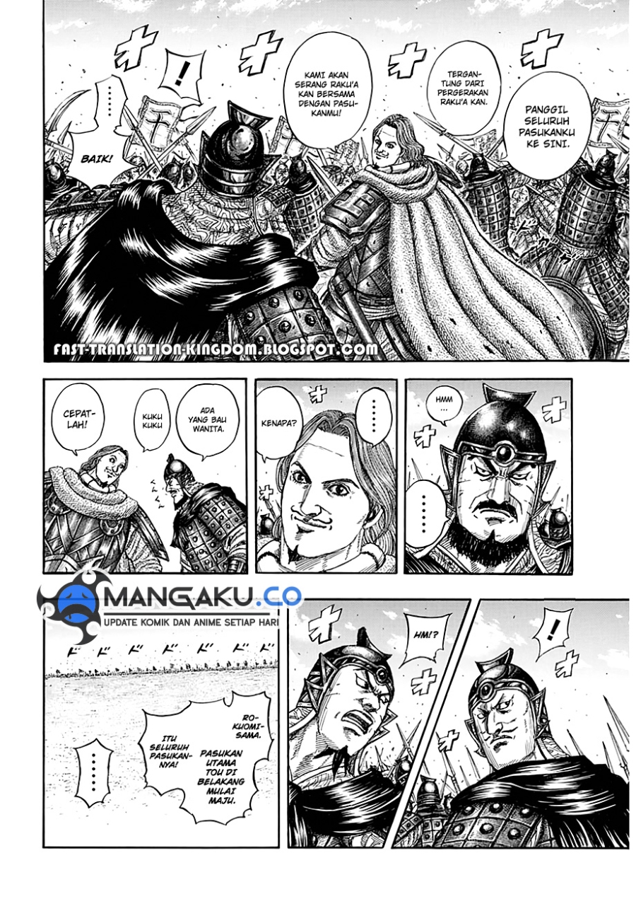 Kingdom Chapter 821 Gambar 6