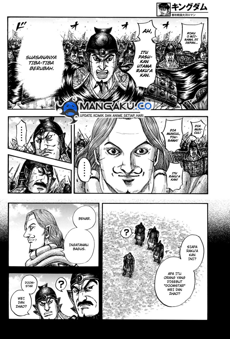 Kingdom Chapter 822 Gambar 15