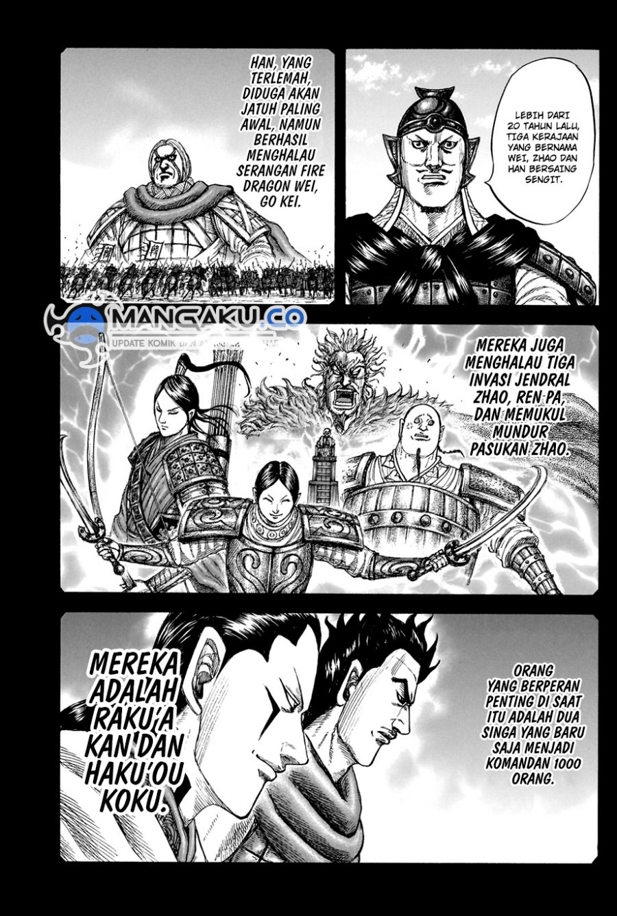 Kingdom Chapter 822 Gambar 16