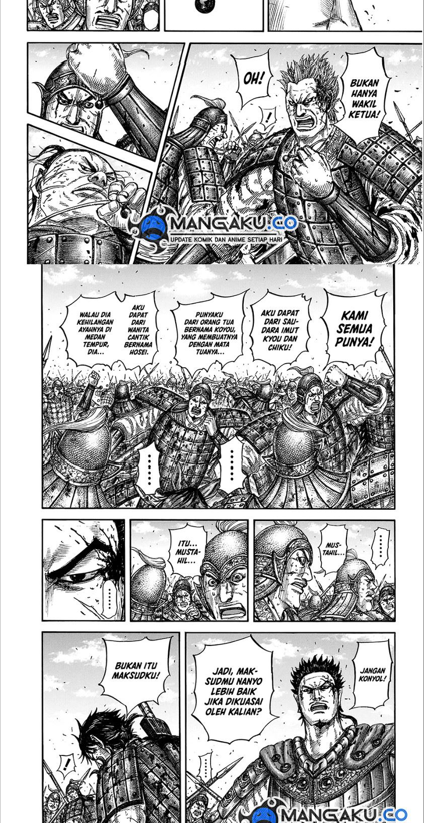 Kingdom Chapter 825 Gambar 12