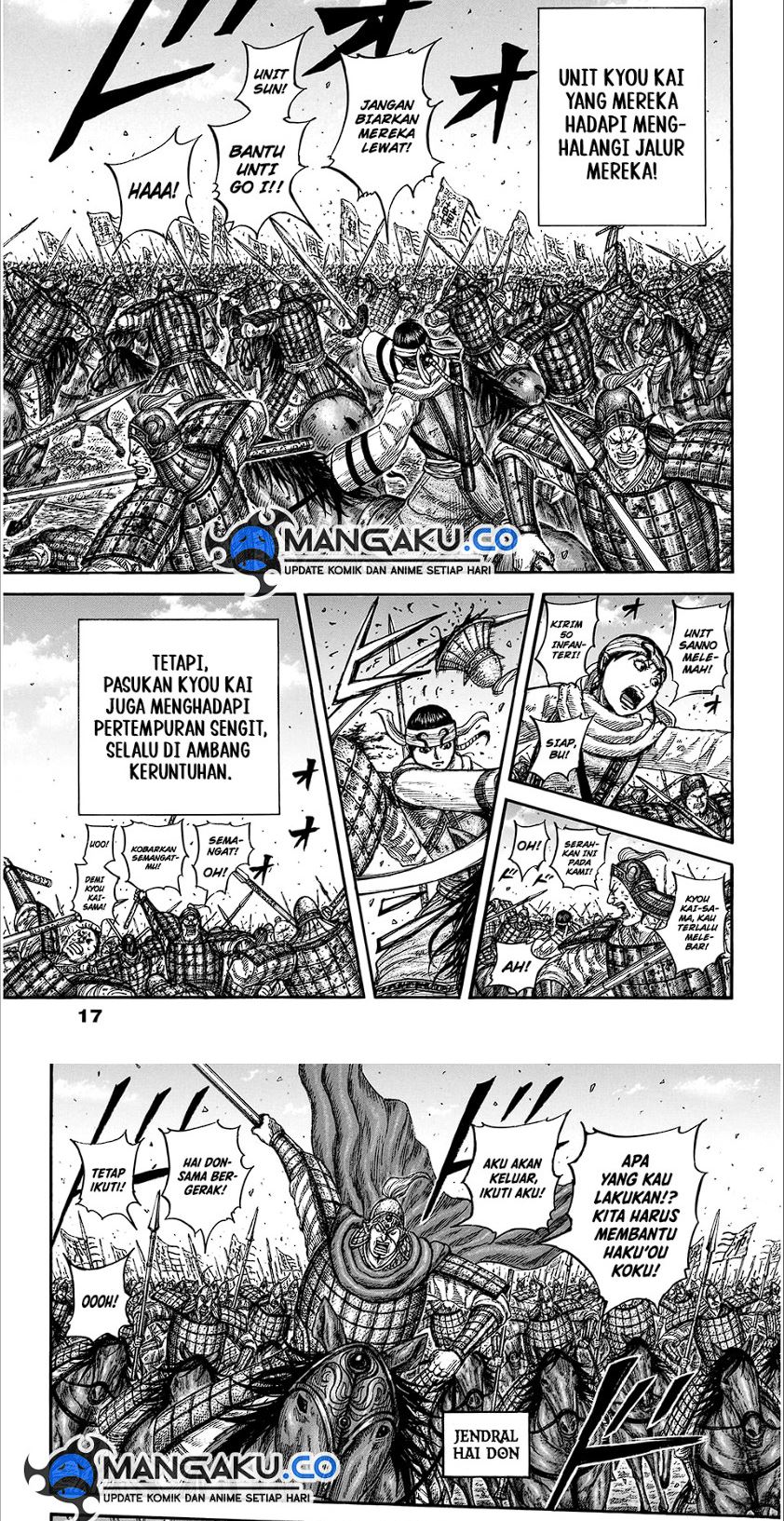 Kingdom Chapter 825 Gambar 5