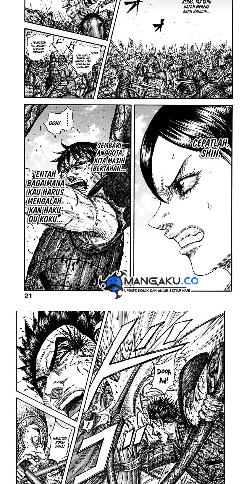 Kingdom Chapter 825 Gambar 8