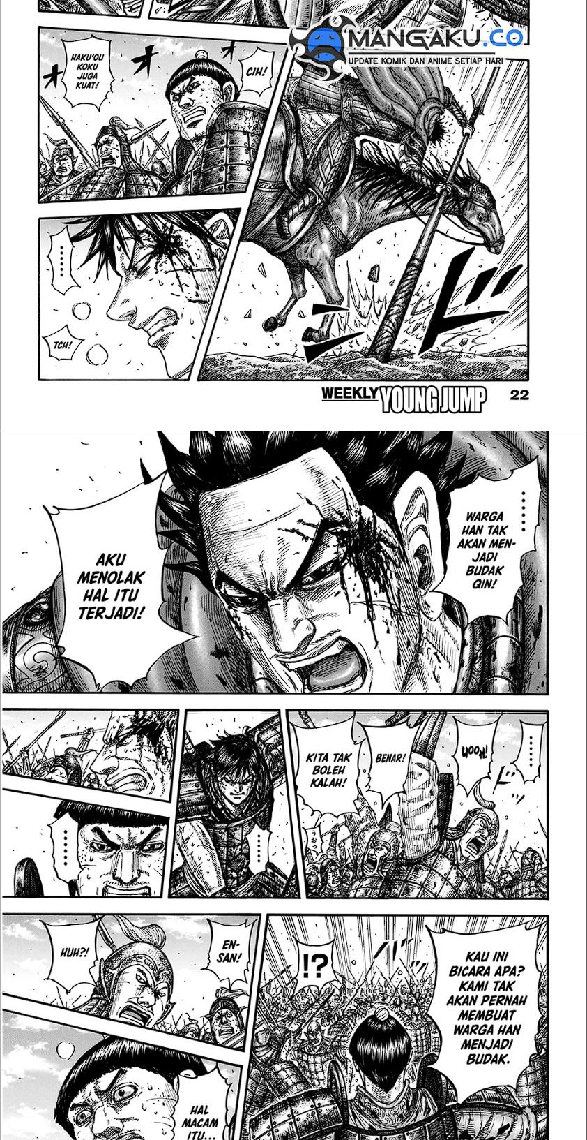 Kingdom Chapter 825 Gambar 9
