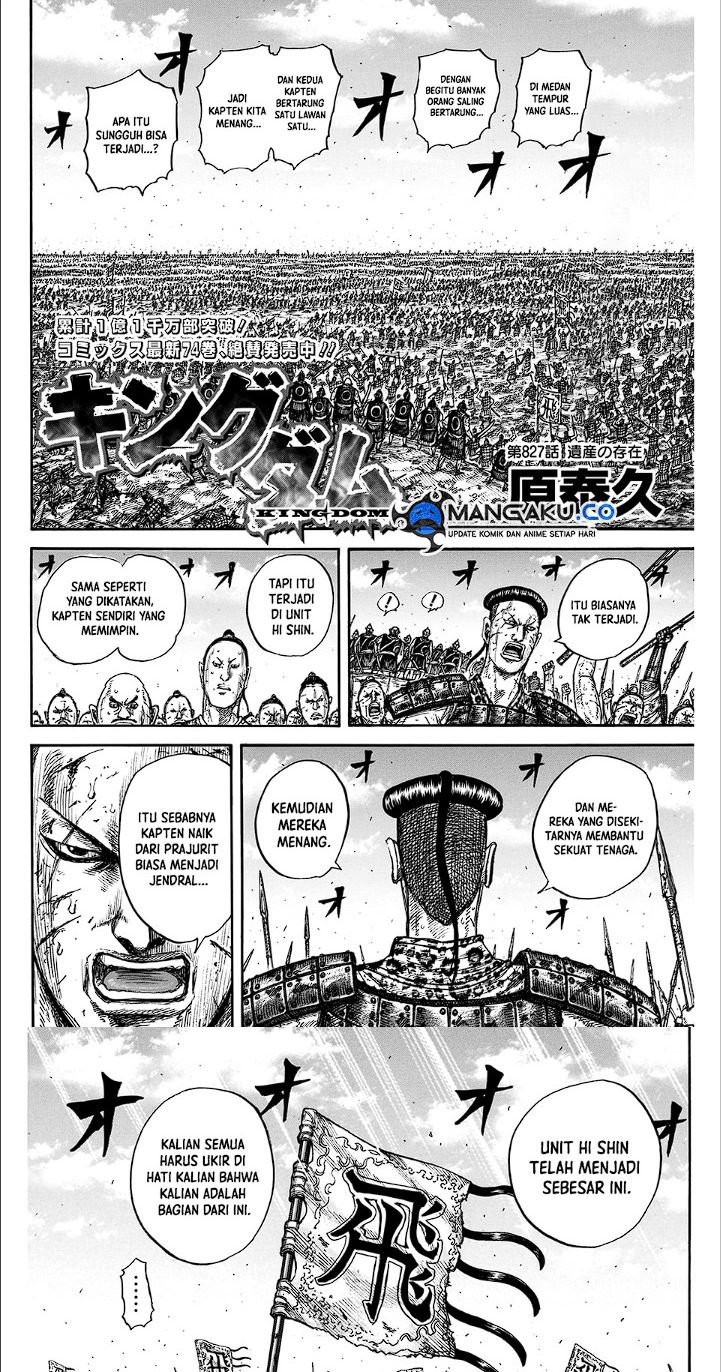 Baca Manga Kingdom Chapter 827 Gambar 2