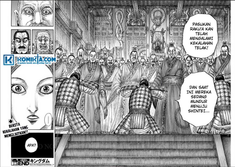 Kingdom Chapter 831 Gambar 18